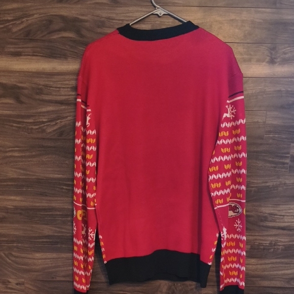 NWT Kansas City Chiefs NFL Official Ugly Holiday Christmas Sweater - Men's XL - Picture 6 of 8